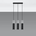 Sollux Lighting BORGIO 3L LED pendellampe, Sort Grå beton, 3 x GU10, IP20, 230V, CE