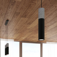 Sollux Lighting BORGIO 3L LED pendellampe, Sort Grå beton, 3 x GU10, IP20, 230V, CE