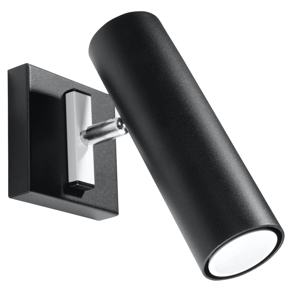 Sollux Lighting DIREZIONE LED væglampe Sort, Aluminium, IP20, 220-240V, 50W maks, CRI 80, CE RoHS