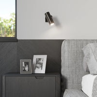 Sollux Lighting DIREZIONE LED væglampe Sort, Aluminium, IP20, 220-240V, 50W maks, CRI 80, CE RoHS