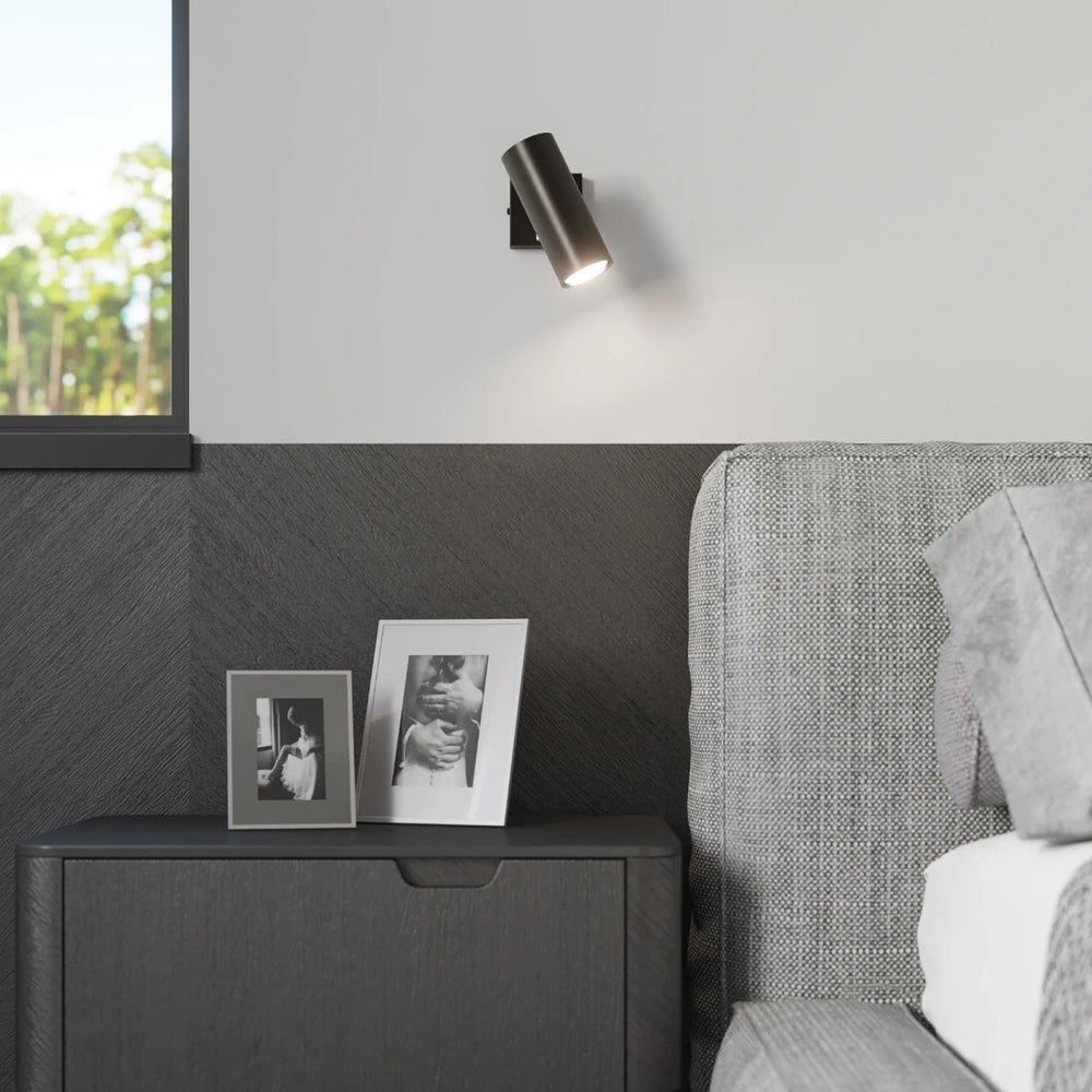 Sollux Lighting DIREZIONE LED væglampe Sort, Aluminium, IP20, 220-240V, 50W maks, CRI 80, CE RoHS