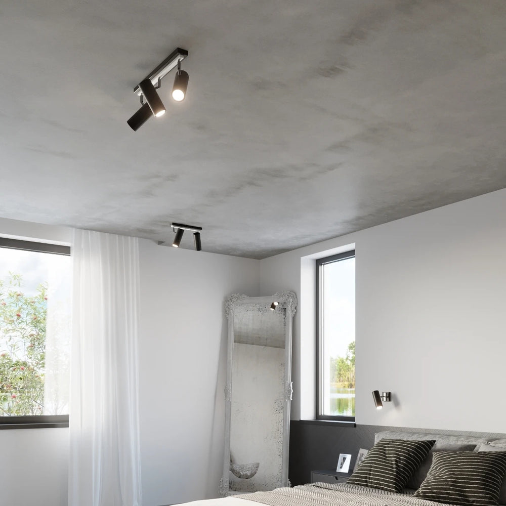 Sollux Lighting DIREZIONE LED væglampe Sort, Aluminium, IP20, 220-240V, 50W maks, CRI 80, CE RoHS
