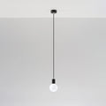 Sollux Lighting Edison hængelampe Sort, LED kompatibel, aluminium mat guld messing finish, 220-240V, IP20, CE RoHS