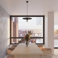Sollux Lighting FLAVIO hængelampe, Sort, aluminium, IP20, 220-240V, maks 50W LED, CE RoHS certificeret