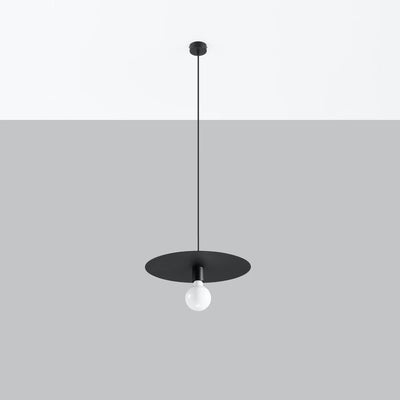Sollux Lighting FLAVIO hængelampe, Sort, aluminium, IP20, 220-240V, maks 50W LED, CE RoHS certificeret