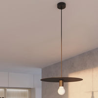 Sollux Lighting FLAVIO hængelampe, Sort, aluminium, IP20, 220-240V, maks 50W LED, CE RoHS certificeret