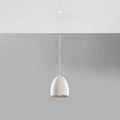 Sollux Lighting Flawiusz ceramic pendant lamp, LED compatible, IP20, 220-240V, 50W max, Matte Gold finish