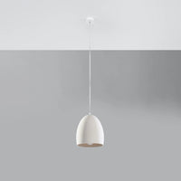Sollux Lighting Flawiusz keramisk pendellampe, LED kompatibel, IP20, 220-240V, maks. 50W, Mat guld finish