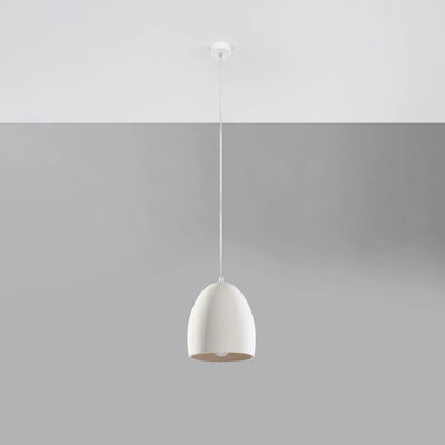 Sollux Lighting Flawiusz keramisk pendellampe, LED kompatibel, IP20, 220-240V, maks. 50W, Mat guld finish