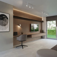 Sollux Lighting LED loftspot RING, 4xGU10, IP20, 220-240V, mat guld aluminium, CE RoHS