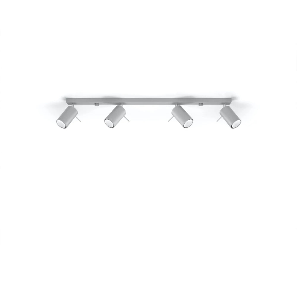 Sollux Lighting LED loftspot RING, 4xGU10, IP20, aluminium mat guld, 220-240V, CE RoHS