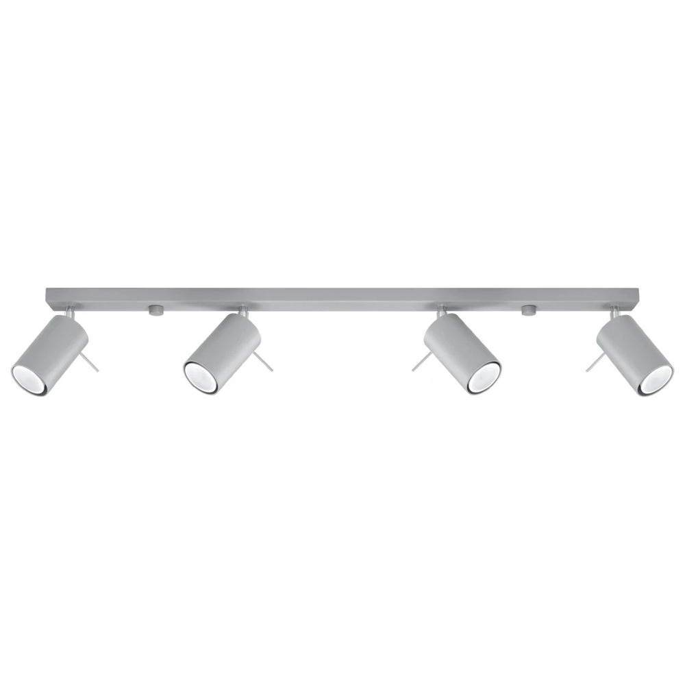 Sollux Lighting LED loftspot RING, 4xGU10, IP20, aluminium mat guld, 220-240V, CE RoHS