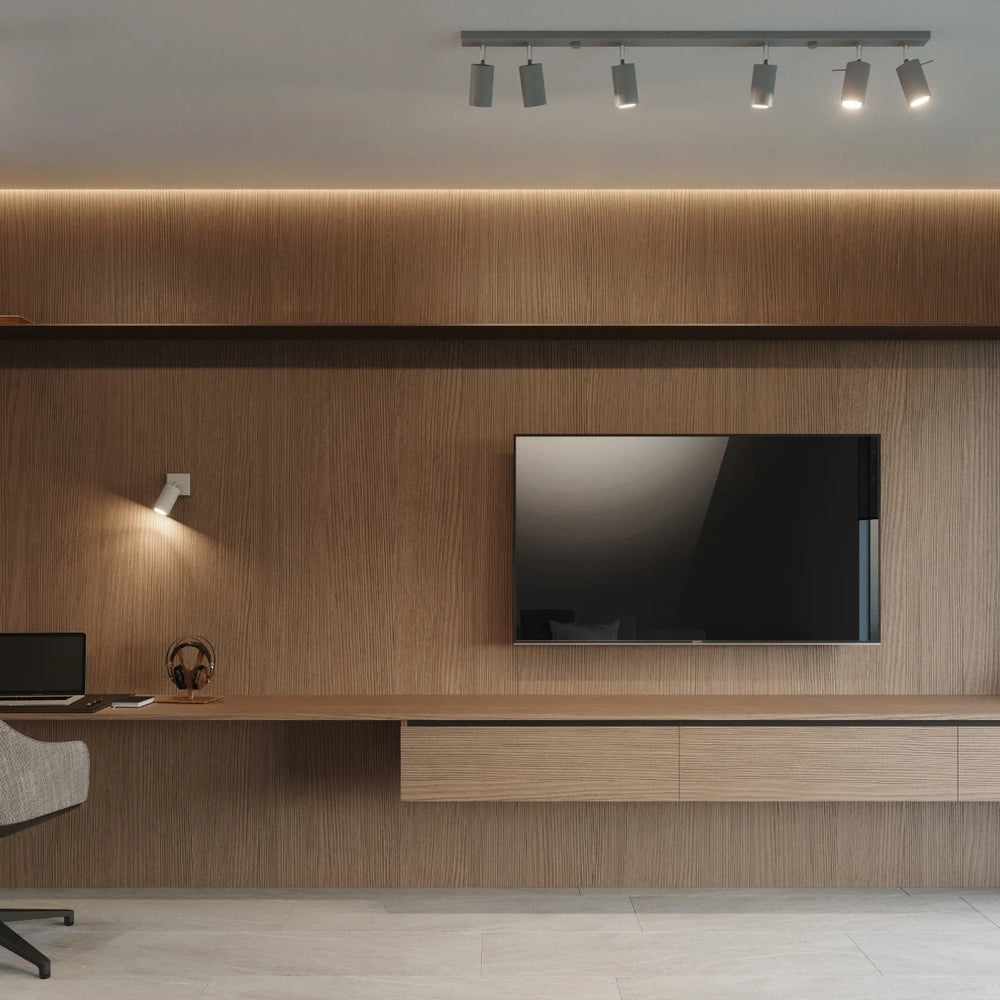 Sollux Lighting LED loftspot RING, 4xGU10, IP20, aluminium mat guld, 220-240V, CE RoHS