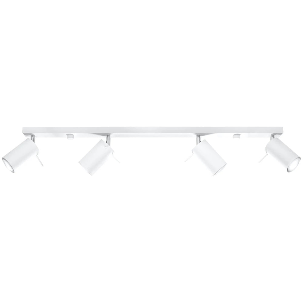 Sollux Lighting LED loftspot Hvid RING, 4xGU10, IP20, Aluminium, 220-240V, CE RoHS