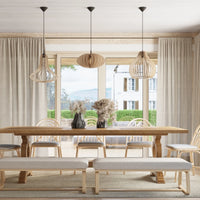 Sollux Lighting LED hængelampe ELZA med E27 fatning, IP20, 220-240V, Mat Guld Aluminium