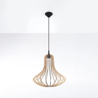 Sollux Lighting LED hængelampe ELZA med E27 fatning, IP20, 220-240V, Mat Guld Aluminium