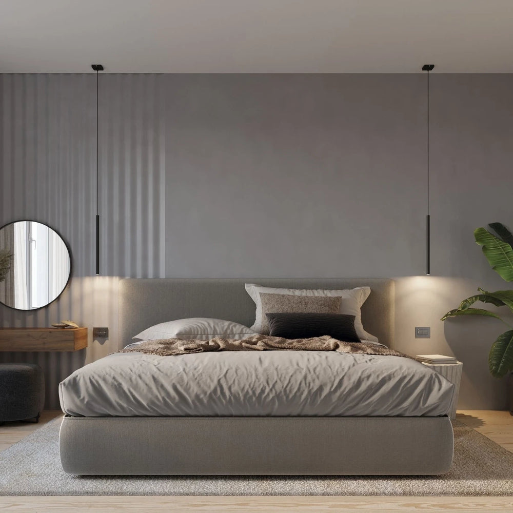 Sollux Lighting LED pendel lampe Sort PASTELO med E27 fatning, IP20, 220-240V, aluminium mat guld finish