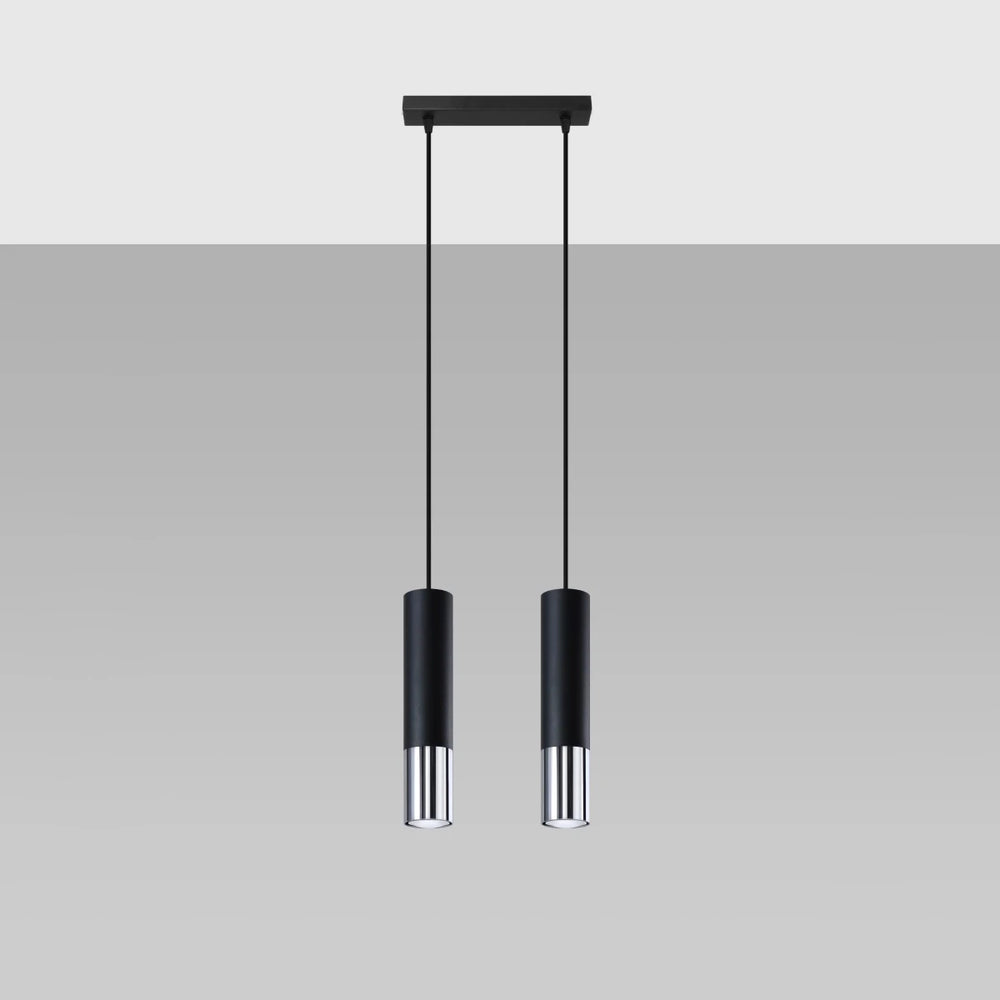 Sollux Lighting LED pendellampe LOOPEZ 2xGU10, IP20, Aluminium Mat Guld, 220-240V, CE RoHS