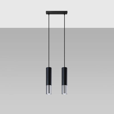 Sollux Lighting LED pendellampe LOOPEZ 2xGU10, IP20, Aluminium Mat Guld, 220-240V, CE RoHS