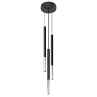 Sollux Lighting LED pendellampe MOZAICA 3xG9 fatninger, Sort Krom, Aluminium, IP20, CE RoHS