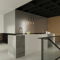 Sollux Lighting LED pendellampe MOZAICA 3xG9 fatninger, Sort Krom, Aluminium, IP20, CE RoHS