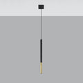 Sollux Lighting LED pendant lamp MOZAICA Black Gold, 1xG9 socket, aluminium, IP20, CE RoHS