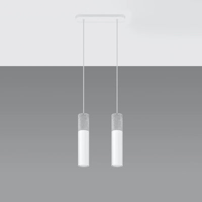 Sollux Lighting LED pendellampe Borgio, 2xGU10, IP20, 220-240V, Aluminium og Stål, Mat Guld finish