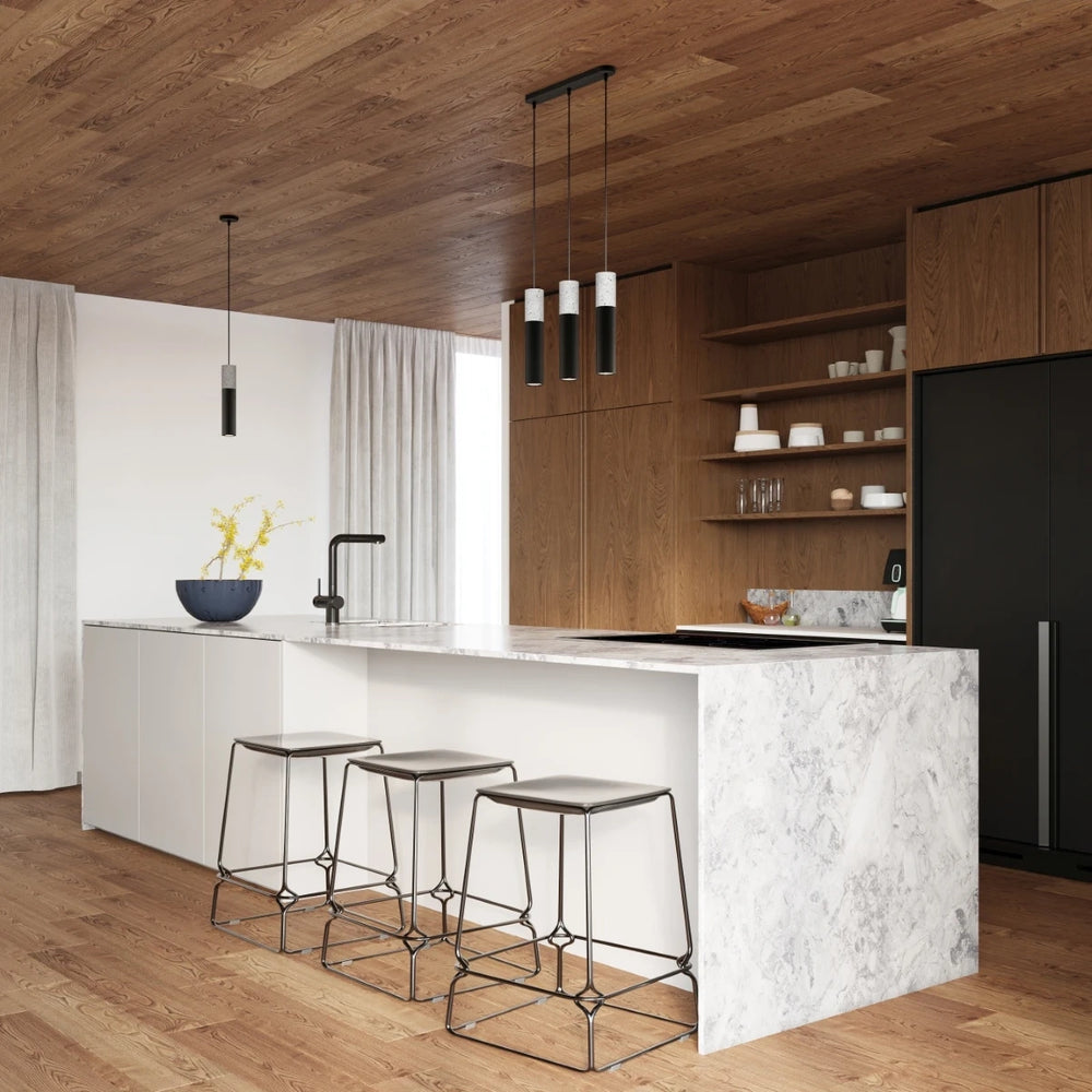 Sollux Lighting LED pendellampe Borgio Sort Beton, 1x GU10, IP20, 220-240V, CE RoHS