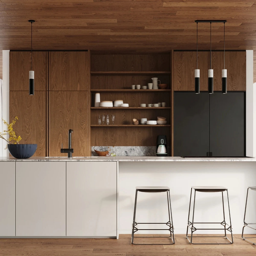 Sollux Lighting LED pendellampe Borgio Sort Beton, 1x GU10, IP20, 220-240V, CE RoHS