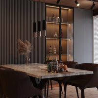 Sollux Lighting LED pendant light LOOPEZ Black Copper, 1xGU10, E27 socket, IP20, Aluminium, 220-240V