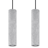 Sollux Lighting LED pendellampe LUVO med 2x GU10 fatninger, IP20, aluminium mat guld, 220-240V