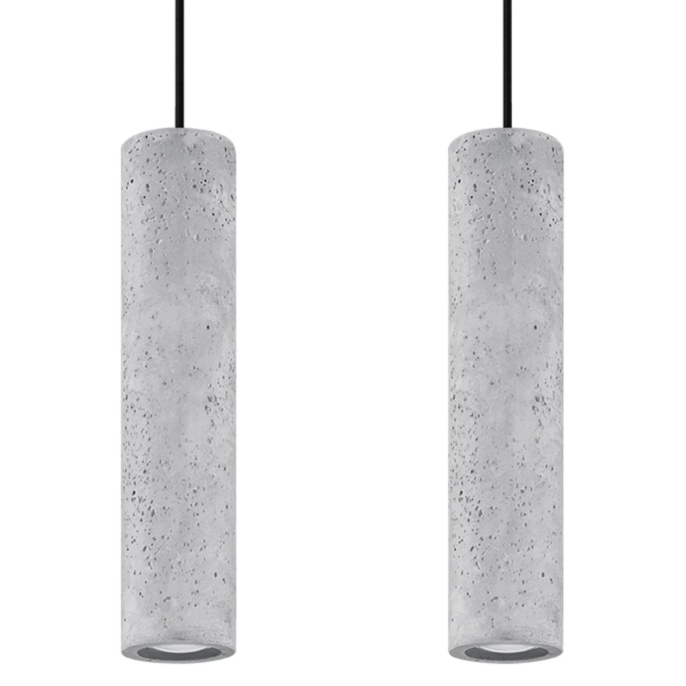 Sollux Lighting LED pendellampe LUVO med 2x GU10 fatninger, IP20, aluminium mat guld, 220-240V