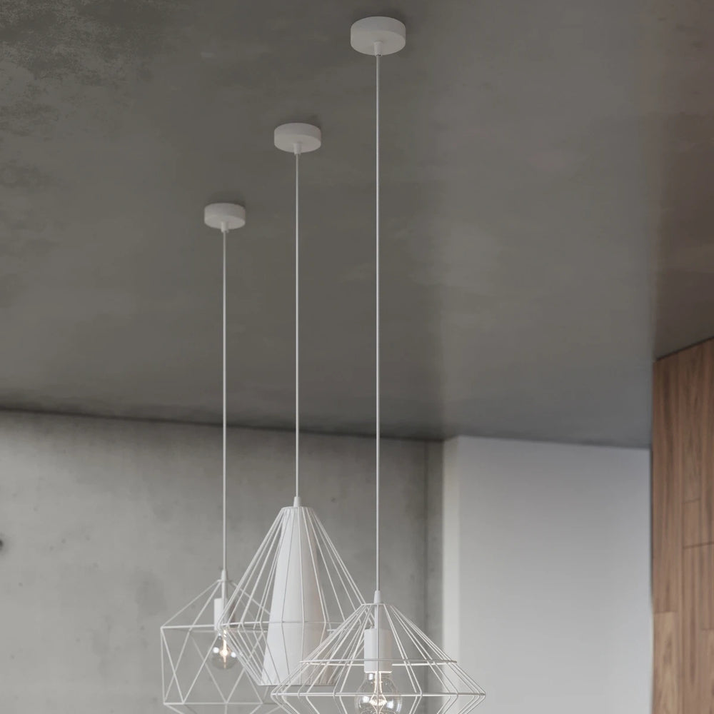 Sollux Lighting LED pendelarmatur Mandelino med E27 fatning, IP20, Mat Guld Messing, 220-240V, CE RoHS