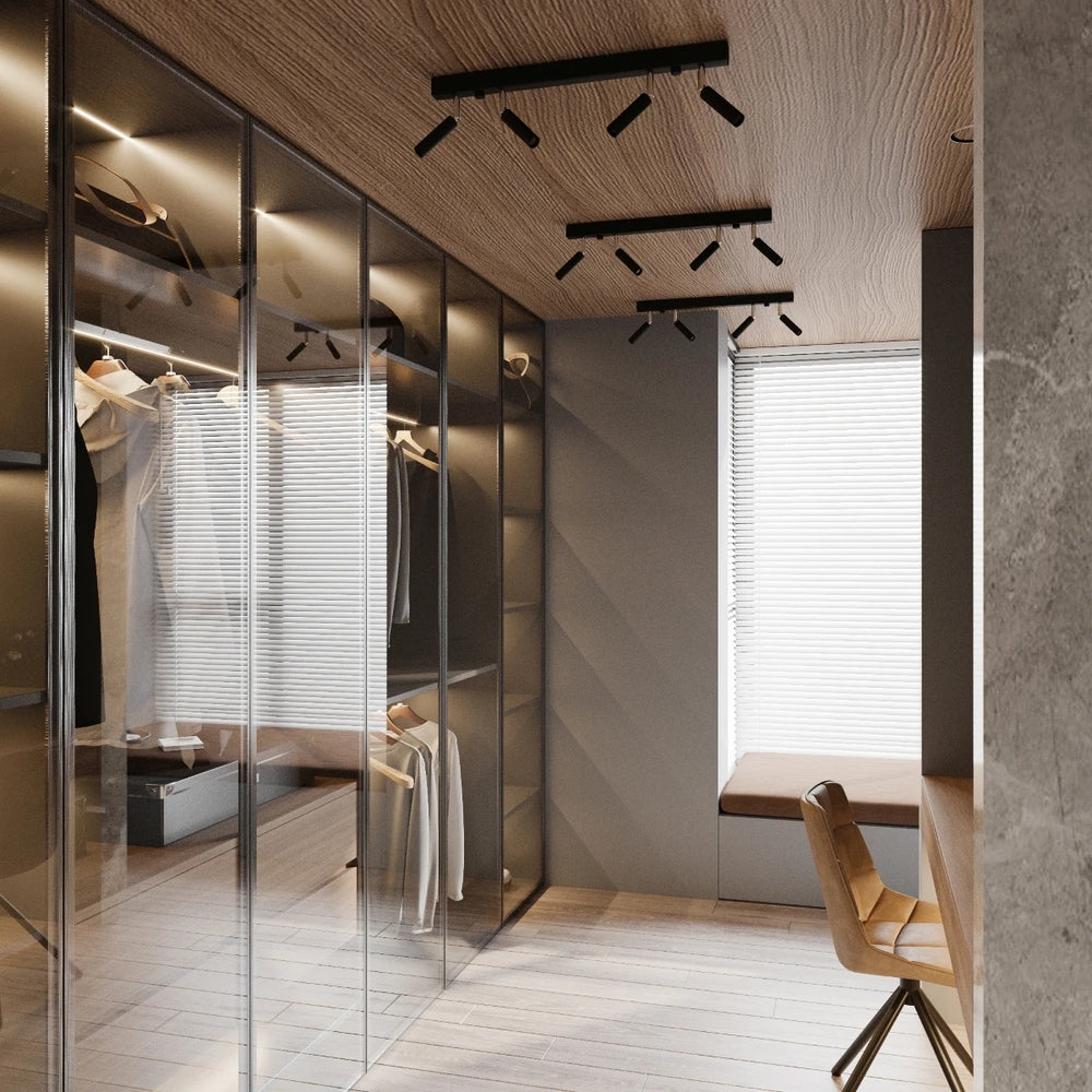 Sollux Lighting LED plafondspot zwart EYETECH, 6xG9 fitting, IP20, aluminium mat goud messing, 220-240V