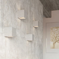 Sollux Lighting LED væglampe LEO med G9 fatning, IP20, 220-240V, Aluminium Messing finish, CE RoHS