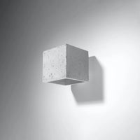 Sollux Lighting LED væglampe QUAD, G9 fatning, IP20, 220-240V, Aluminium Mat Guld finish, CE RoHS certificeret