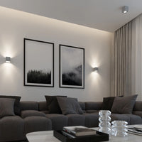 Sollux Lighting LED væglampe QUAD, G9 fatning, IP20, 220-240V, Aluminium Mat Guld finish, CE RoHS certificeret