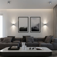 Sollux Lighting LED væglampe QUAD, G9 fatning, IP20, 220-240V, Aluminium Mat Guld finish, CE RoHS certificeret