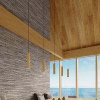 Sollux Lighting LINO hængelampe, LED klar, Aluminium Mat Guld finish, IP20, 220-240V, CE RoHS