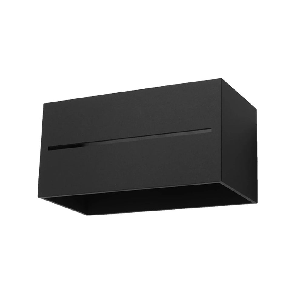 Sollux Lighting LOBO MAXI LED væglampe Sort, IP20, aluminium, 220-240V, maks 50W, CRI 80, CE RoHS
