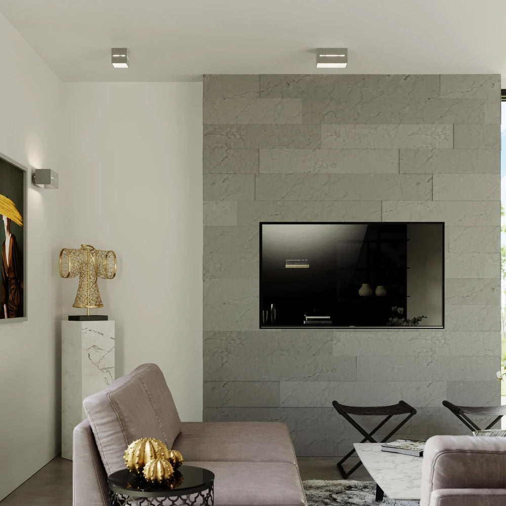 Sollux Lighting LOBO MAXI LED væglampe, IP20, Aluminium Mat Guld, 220-240V, maks 50W, CE RoHS