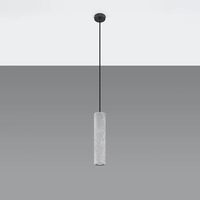 Sollux Lighting LUVO LED pendellampe, GU10 fatning, beton Grå, IP20, 220-230V, 300mm højde, CE-certificeret