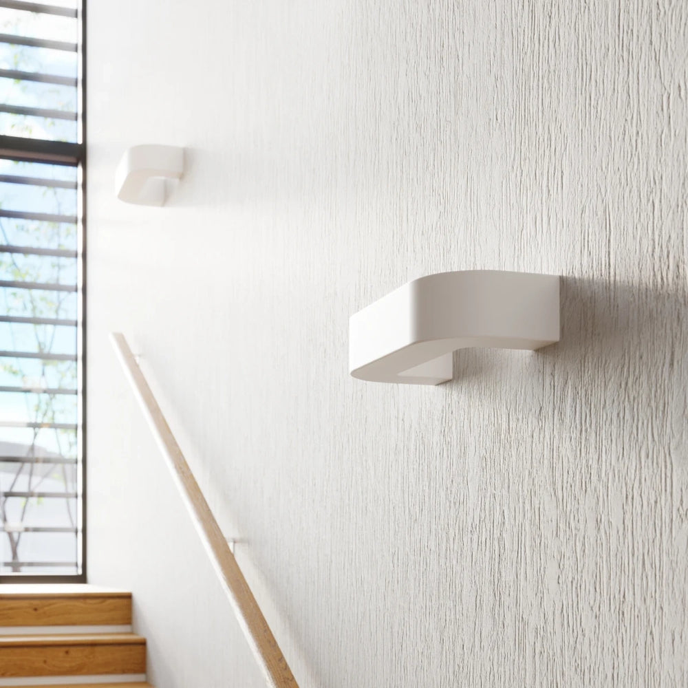 Sollux Lighting MAGNET væglampe, keramisk, E27 fatning, 220-240V, IP20, Mat Guld Messing finish
