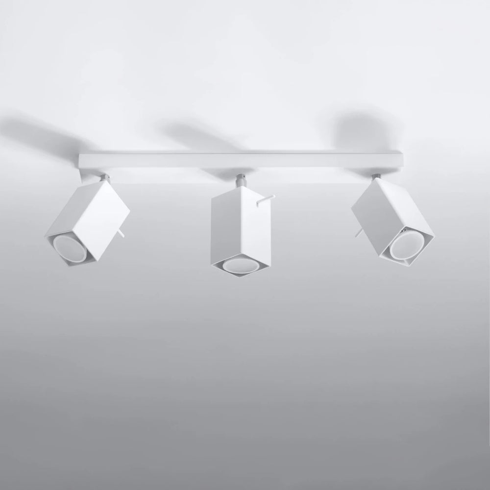 Sollux Lighting MERIDA LED loftspot Hvid 3xGU10, IP20, 220-240V, Aluminium, CE RoHS