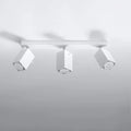 Sollux Lighting MERIDA LED ceiling spotlight White 3xGU10, IP20, 220-240V, Aluminum, CE RoHS
