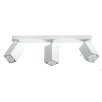 Sollux Lighting MERIDA LED loftspot Hvid 3xGU10, IP20, 220-240V, Aluminium, CE RoHS