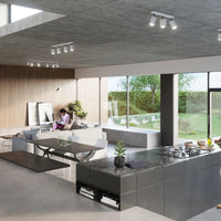 Sollux Lighting MERIDA LED loftspot Hvid, 4 x GU10, IP20, Aluminium, 220-240V, CE RoHS