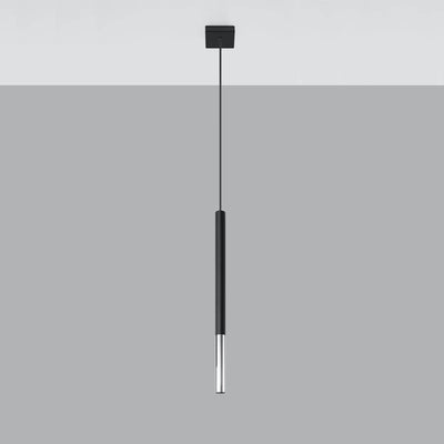 Sollux Lighting MOZAICA LED pendellampe Sort Krom, G9 fatning, IP20, 1000mm højde, CE-certificeret