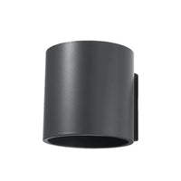 Sollux Lighting ORBIS 1 LED væglampe Antracit, Aluminium, G9 fatning, 12W maks., 220-230V, IP20 CE