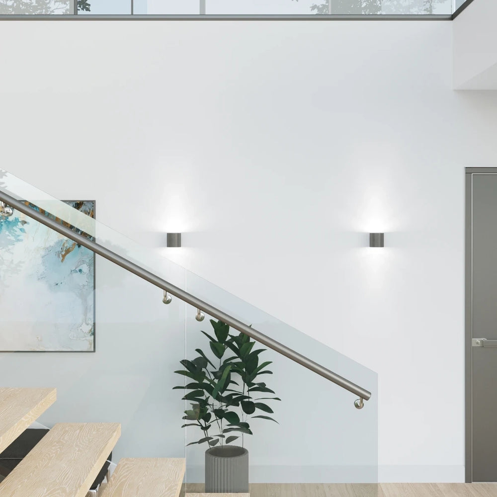 Sollux Lighting ORBIS 1 LED væglampe Antracit, Aluminium, G9 fatning, 12W maks., 220-230V, IP20 CE